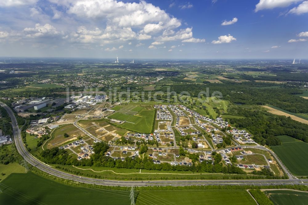 Luftbild Dortmund - Konversions- Projekt Brackeler Feld - Neubaugebiet auf den ehemalige Napier Barracks Dortmund im Bundesland Nordrhein-Westfalen