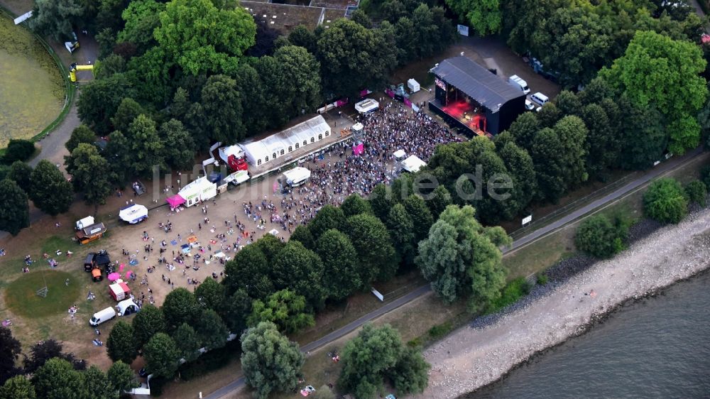 Luftbild Bonn - Konzertgelände Kunst!rasen in Bonn im Bundesland Nordrhein-Westfalen, Deutschland