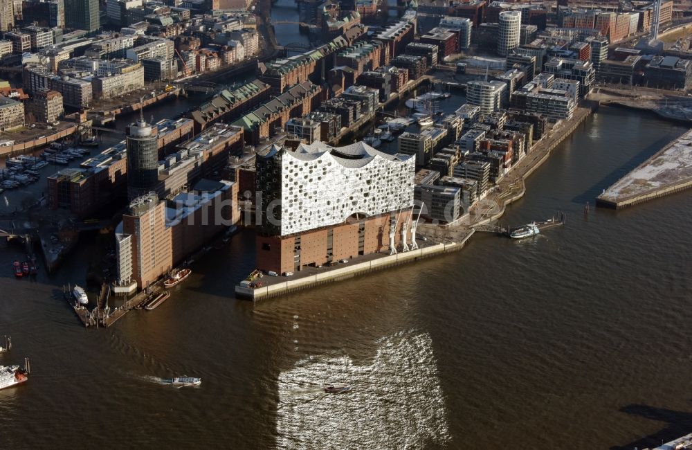 Luftbild Hamburg - Konzerthaus Elbphilharmonie in Hamburg