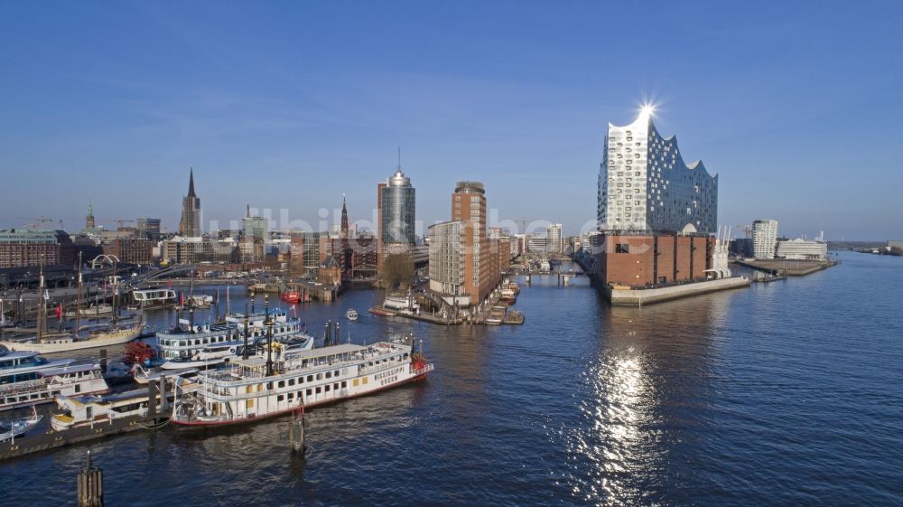 Luftbild Hamburg - Konzerthaus Elbphilharmonie in Hamburg