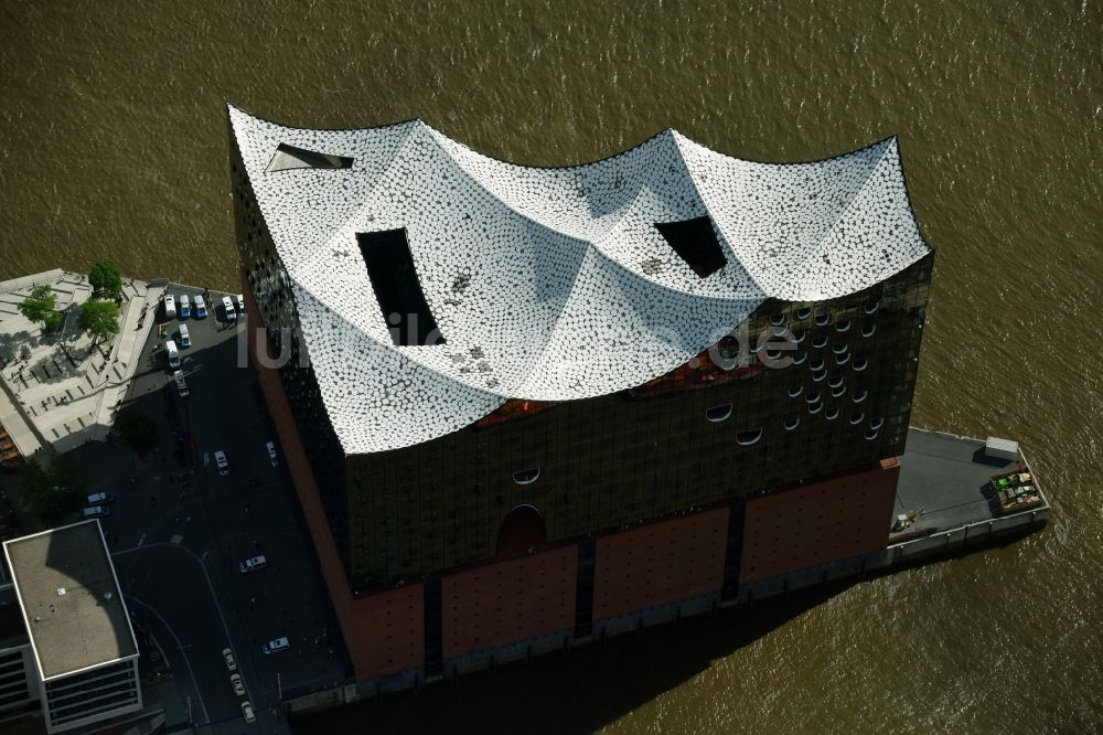 Luftbild Hamburg - Konzerthaus Elbphilharmonie in Hamburg