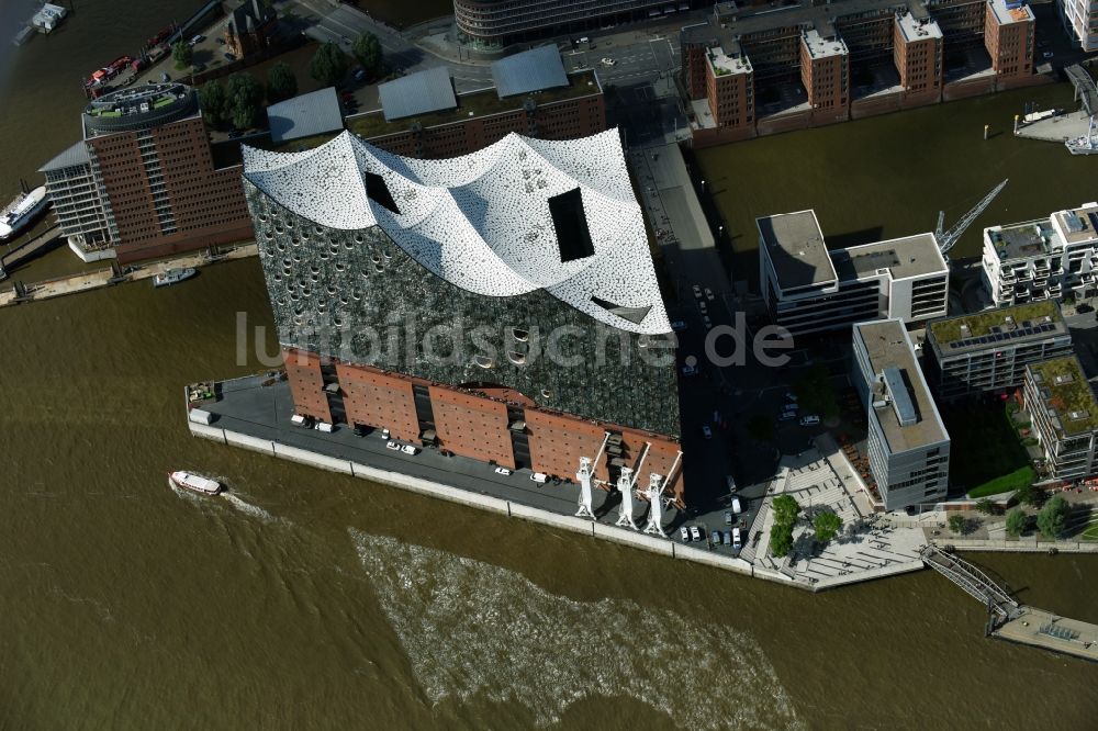 Luftaufnahme Hamburg - Konzerthaus Elbphilharmonie in Hamburg