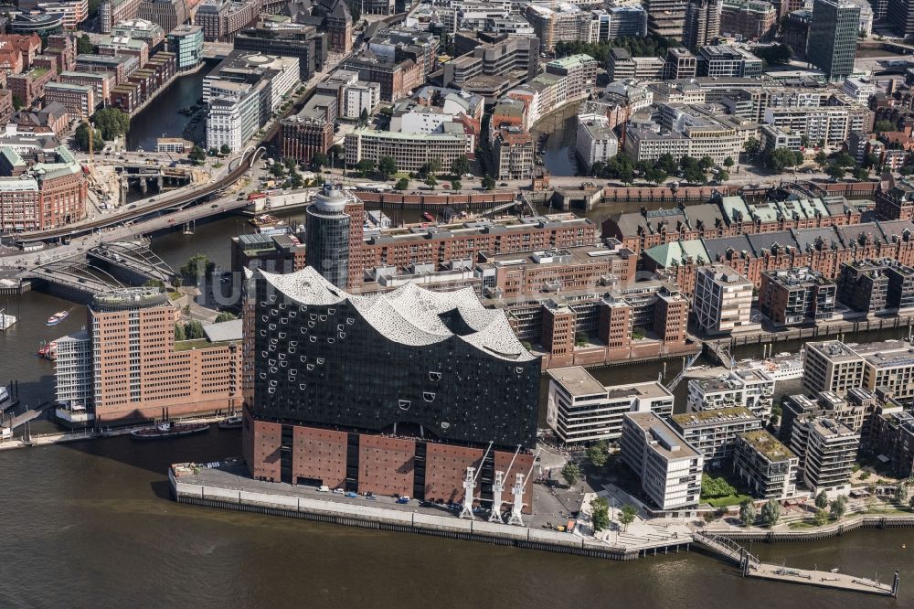 Luftbild Hamburg - Konzerthaus Elbphilharmonie in Hamburg