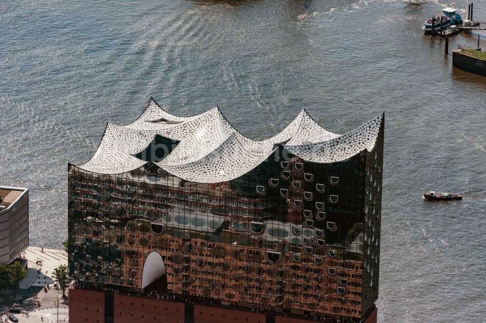 Luftbild Hamburg - Konzerthaus Elbphilharmonie in Hamburg