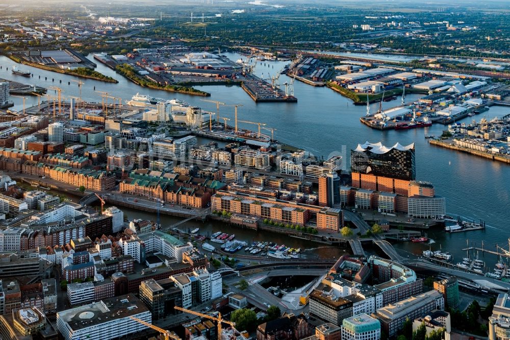 Luftbild Hamburg - Konzerthaus Elbphilharmonie in Hamburg