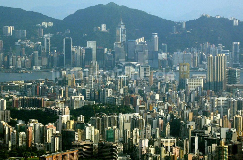 Hong Kong aus der Vogelperspektive: Kowloon HongKong