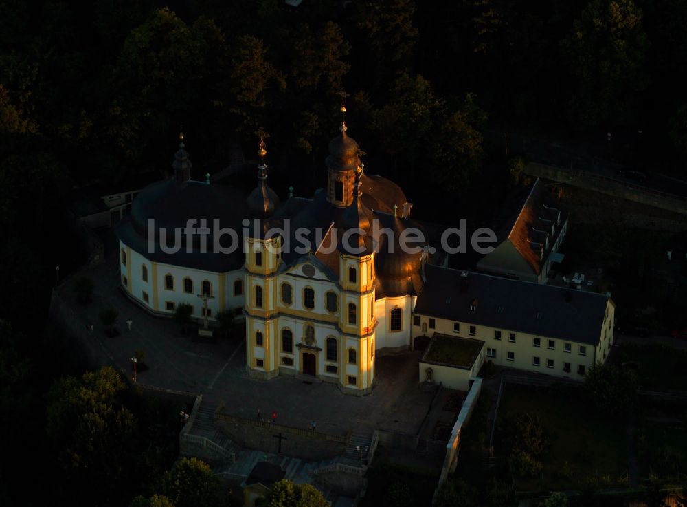 Würzburg aus der Vogelperspektive: Käppele Würzburg in Würzburg im Bundesland Bayern