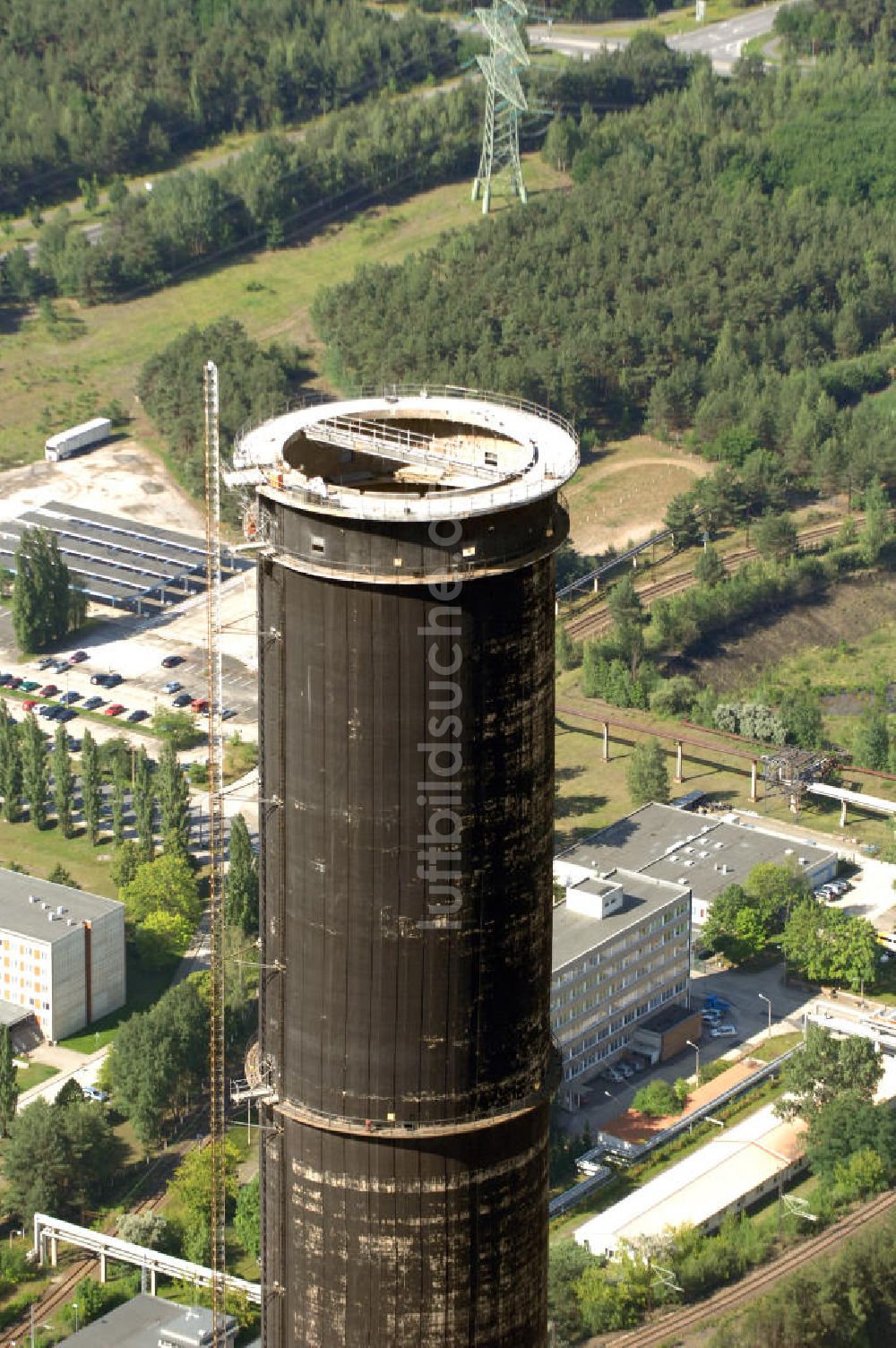 Boxberg aus der Vogelperspektive: Kraftwerk Boxberg