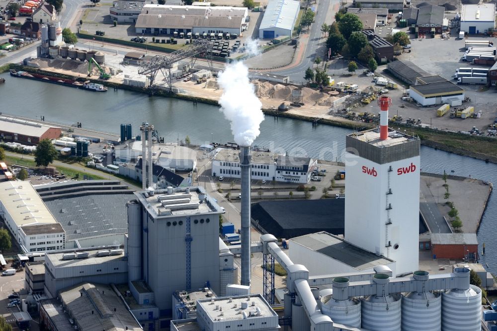 Bremen aus der Vogelperspektive: Kraftwerk Bremen-Hastedt in Bremen