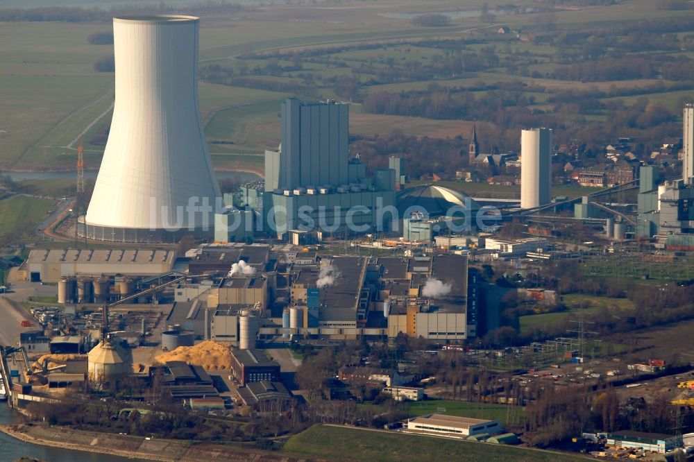 Duisburg OT Walsum aus der Vogelperspektive: Kraftwerk Duisburg - Walsum im Bundesland Nordrhein-Westfalen