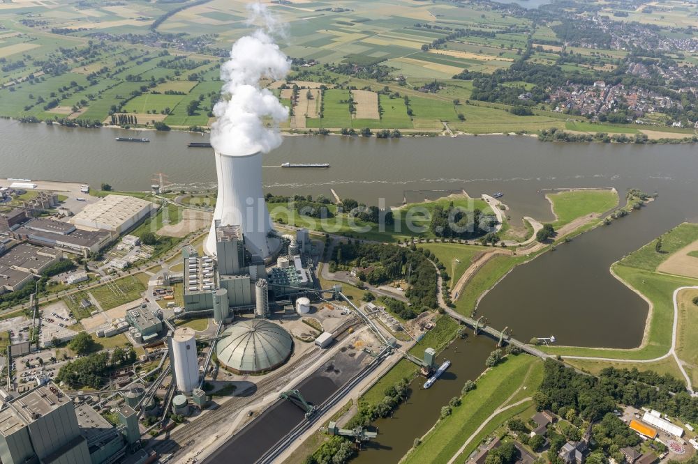 Duisburg OT Walsum aus der Vogelperspektive: Kraftwerk Duisburg - Walsum im Bundesland Nordrhein-Westfalen