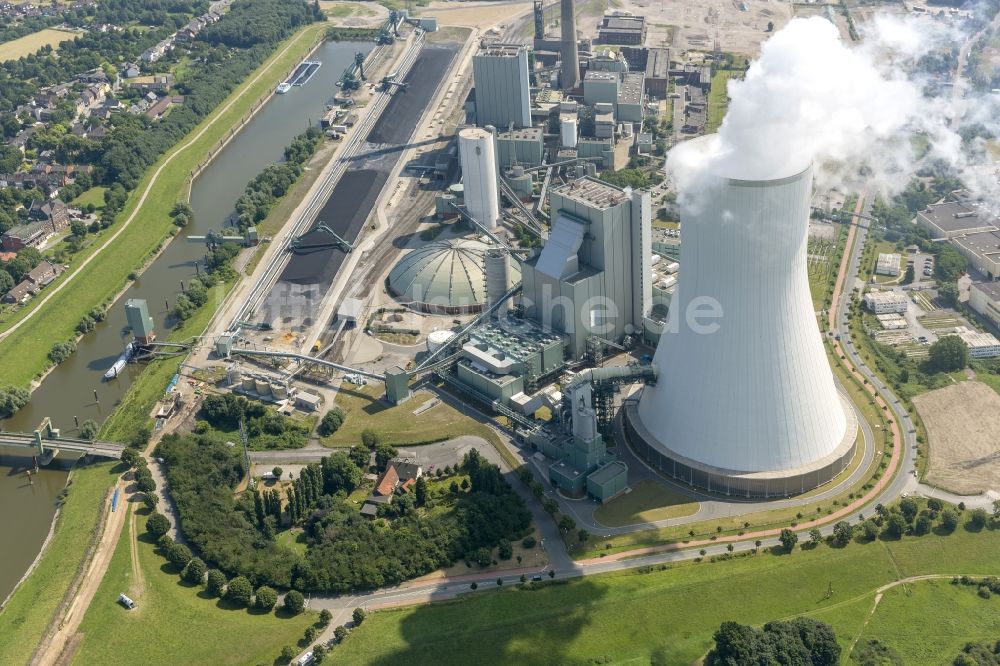 Duisburg OT Walsum aus der Vogelperspektive: Kraftwerk Duisburg - Walsum im Bundesland Nordrhein-Westfalen