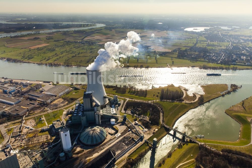 Luftbild Duisburg - Kraftwerk Duisburg - Walsum im Bundesland Nordrhein-Westfalen