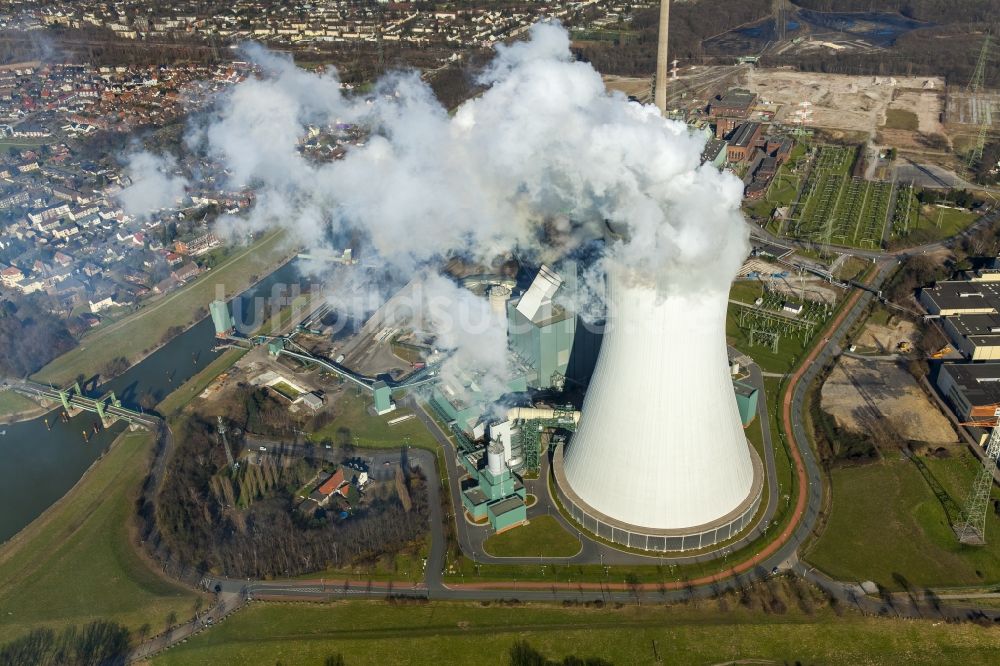 Duisburg aus der Vogelperspektive: Kraftwerk Duisburg - Walsum im Bundesland Nordrhein-Westfalen