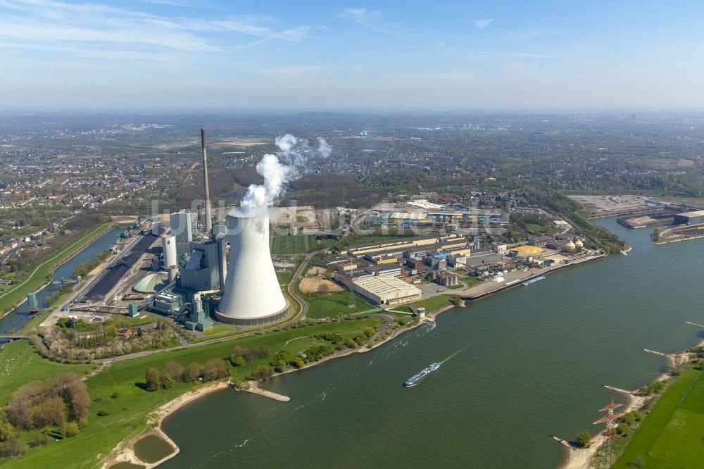 Duisburg aus der Vogelperspektive: Kraftwerk Duisburg - Walsum im Bundesland Nordrhein-Westfalen