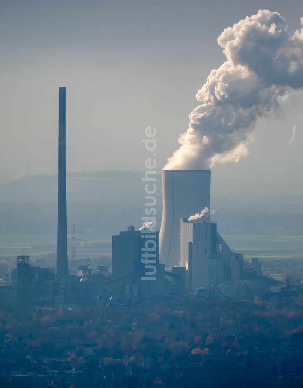 Luftbild Duisburg - Kraftwerk Duisburg - Walsum im Bundesland Nordrhein-Westfalen