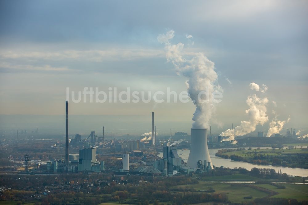 Luftbild Duisburg - Kraftwerk Duisburg - Walsum im Bundesland Nordrhein-Westfalen