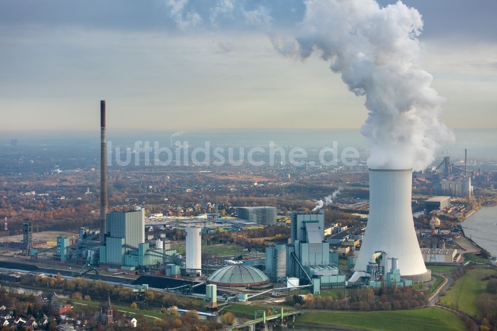 Duisburg aus der Vogelperspektive: Kraftwerk Duisburg - Walsum im Bundesland Nordrhein-Westfalen