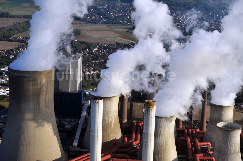 Luftaufnahme Grevenbroich - Neurath - Kraftwerk Grevenbroich-Neurath