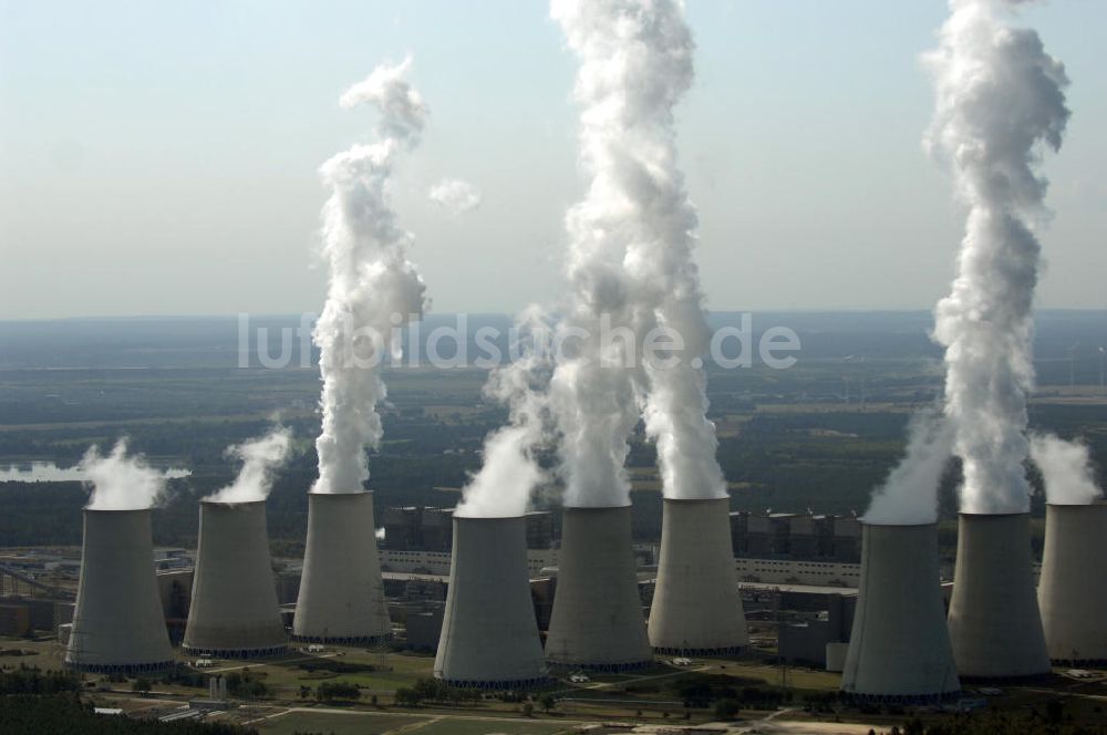 Luftaufnahme Jänschwalde - Kraftwerk Jänschwalde