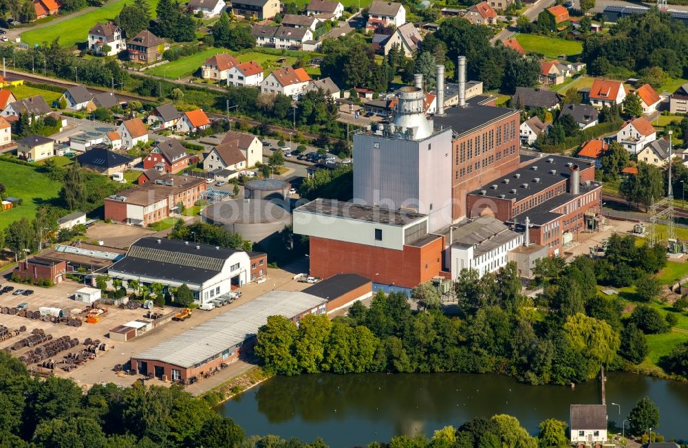 Kirchlengern aus der Vogelperspektive: Kraftwerk Kirchlengern in Kirchlengern im Bundesland Nordrhein-Westfalen