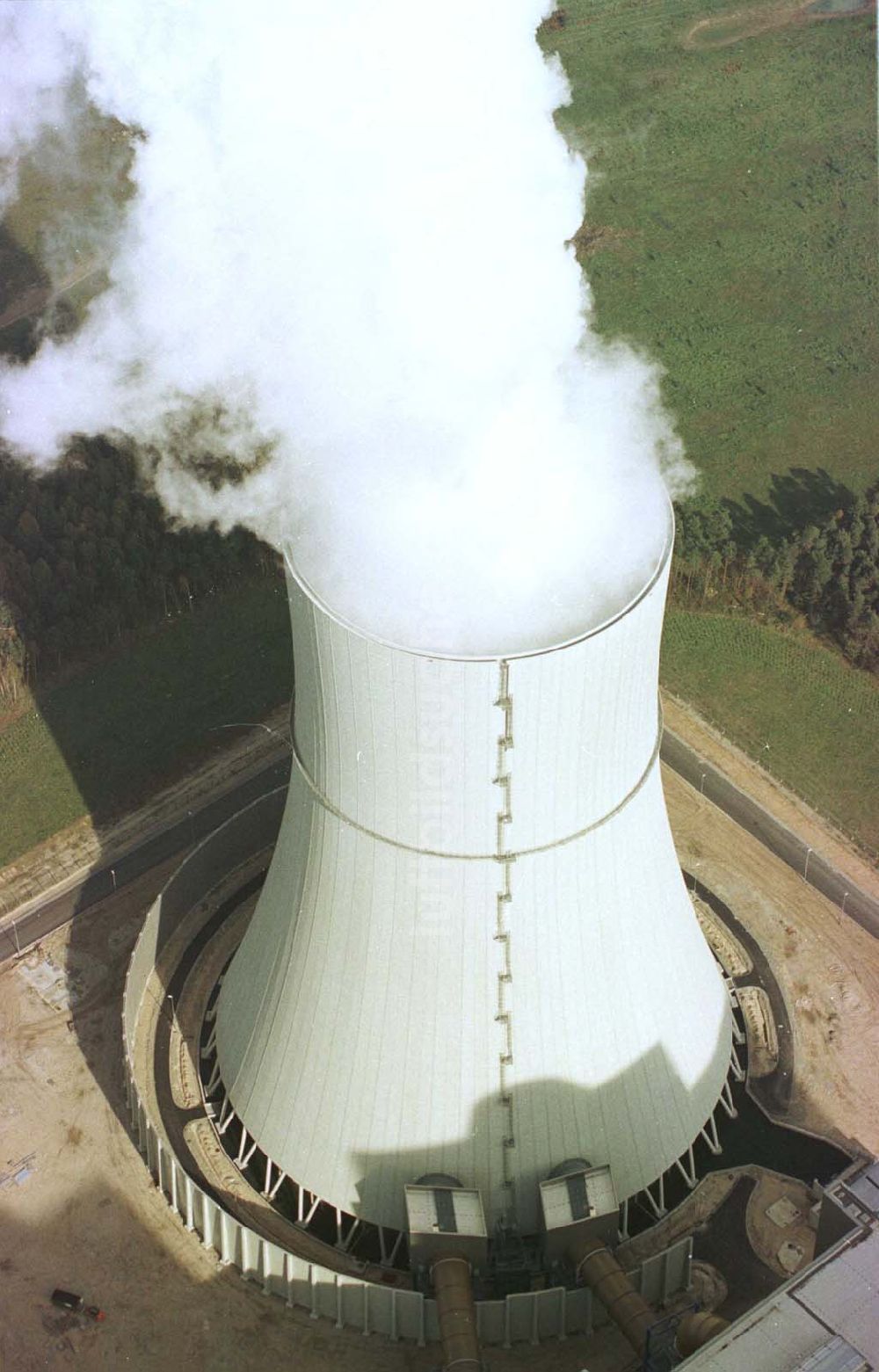 Schwarze Pumpe aus der Vogelperspektive: Kraftwerk Schwarze Pumpe