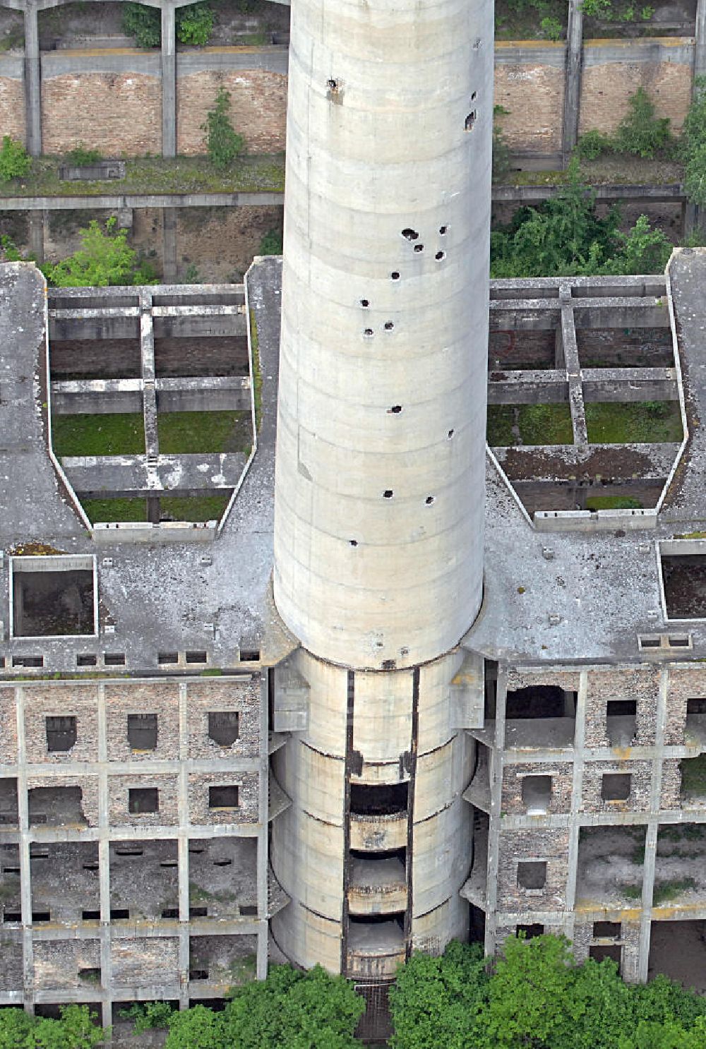 Eisenhüttenstadt von oben - Kraftwerk Vogelsang bei Eisenhüttenstadt