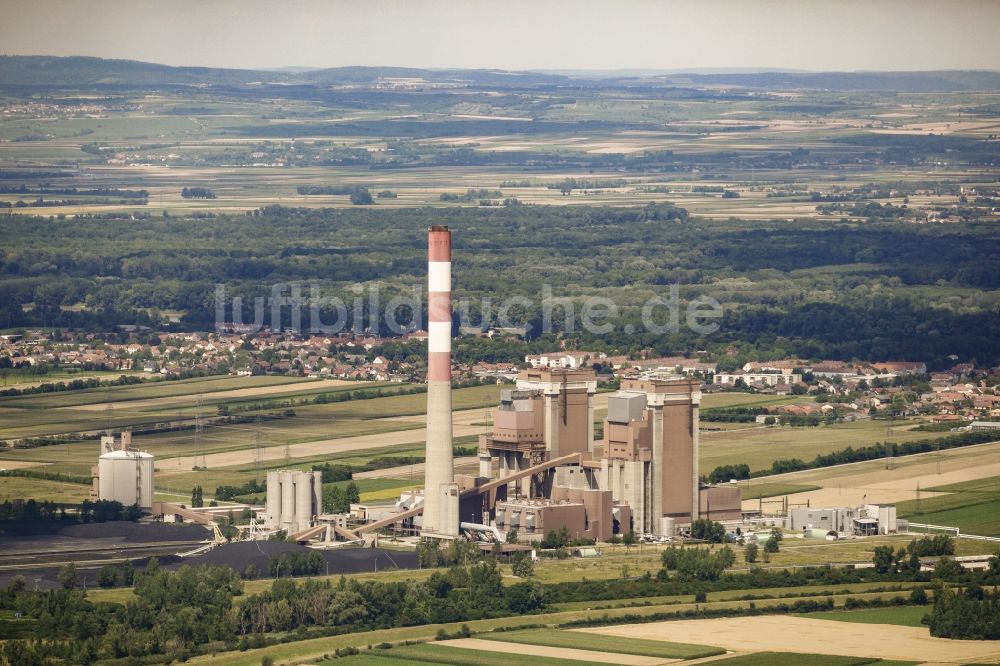 Dürnrohr aus der Vogelperspektive: Kraftwerksanlagen des Heizkraftwerkes Dürnrohr in Dürnrohr in Niederösterreich, Österreich