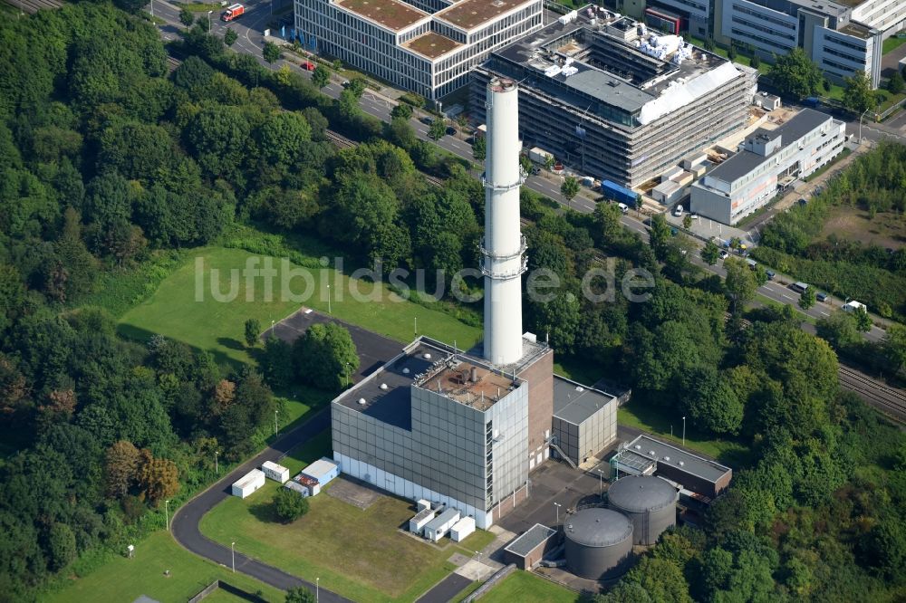 Luftaufnahme Bonn - Kraftwerksanlagen des Heizkraftwerkes Heizkraftwerk Süd an der Christian-Miesen-Straße in Bonn im Bundesland Nordrhein-Westfalen, Deutschland