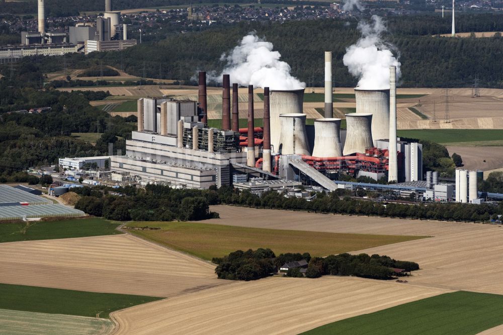 Luftbild Grevenbroich - Kraftwerksanlagen des Kohle- Heizkraftwerkes