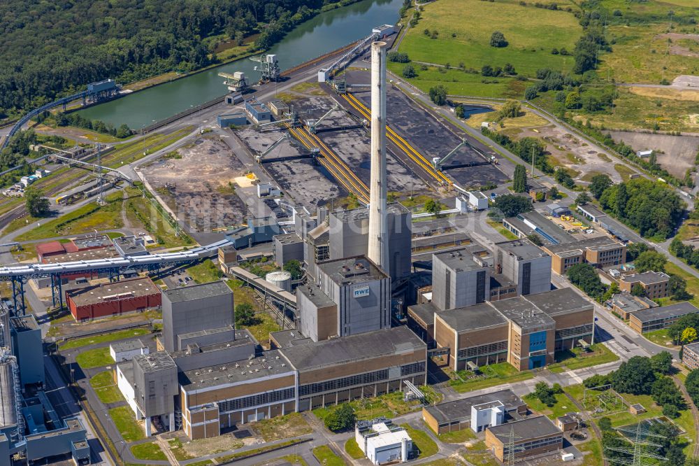 Luftbild Schmehausen - Kraftwerksanlagen des Kohle- Heizkraftwerkes der RWE Power in Schmehausen im Bundesland Nordrhein-Westfalen, Deutschland