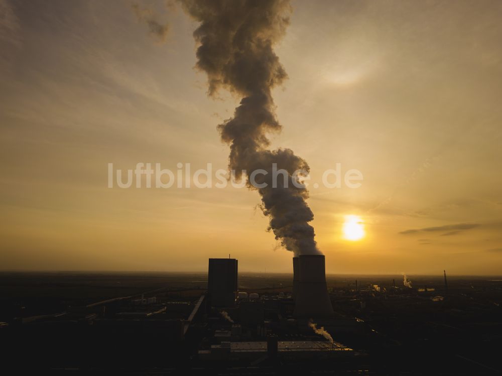 Lippendorf aus der Vogelperspektive: Kraftwerksanlagen des LEAG Lausitz Energie Kraftwerke AG - Kraftwerk Lippendorf in Lippendorf im Bundesland Sachsen, Deutschland