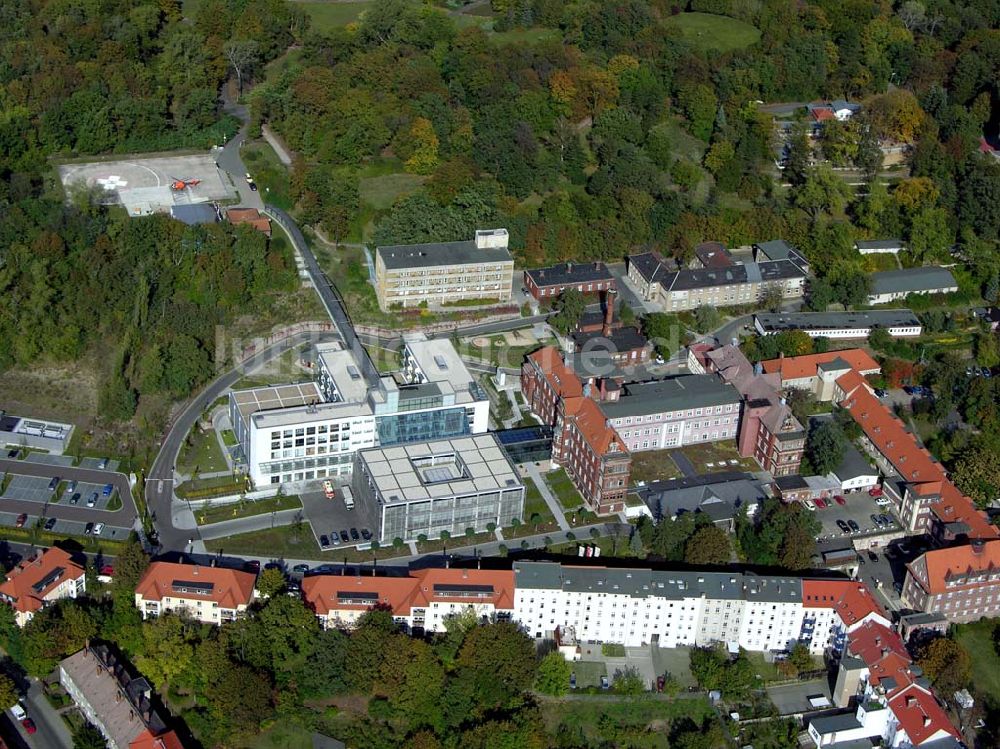 Luftbild Brandenburg - Krankenhaus in Brandenburg.