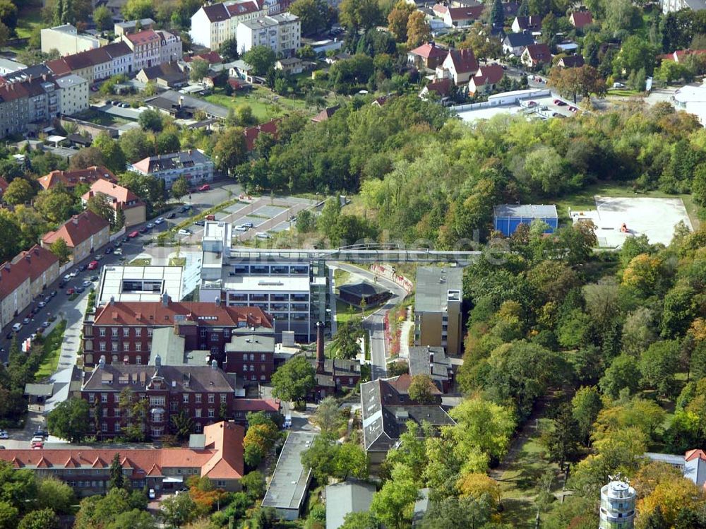 Luftbild Brandenburg - Krankenhaus in Brandenburg.