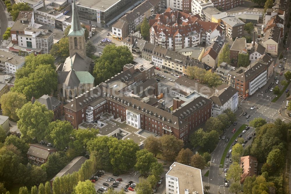 Luftaufnahme Bochum - Krankenhaus St. Elisabeth-Hospital in Bochum im Bundesland Nordrhein-Westfalen