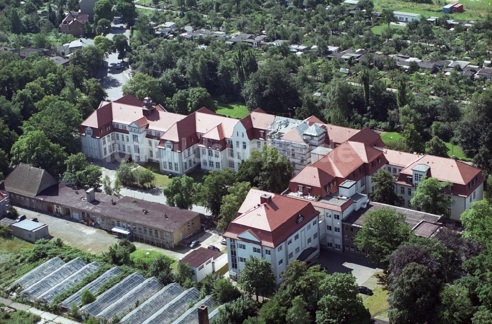 Luftbild Forst - Krankenhaus Forst an der Robert-Koch-Straße in Forst im Bundesland Brandenburg