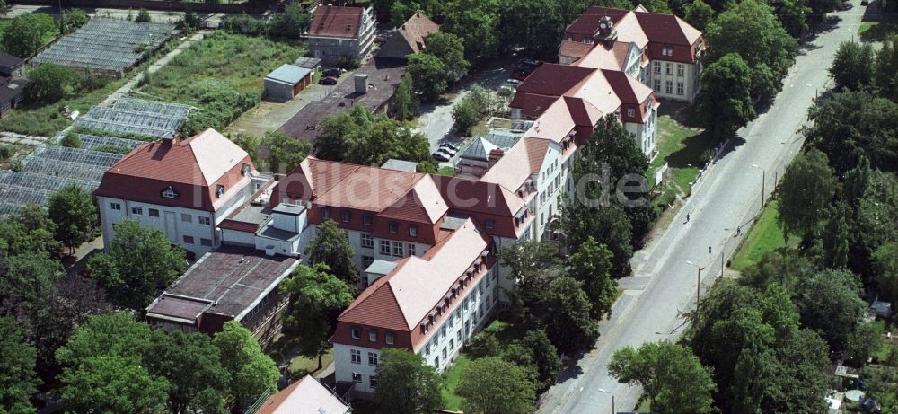 Luftbild Forst - Krankenhaus Forst an der Robert-Koch-Straße in Forst im Bundesland Brandenburg