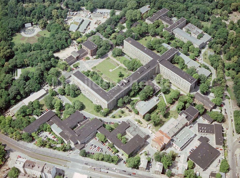 Berlin-Friedrichshain aus der Vogelperspektive: Krankenhaus Friedrichshain in Berlin-Friedrichshain.