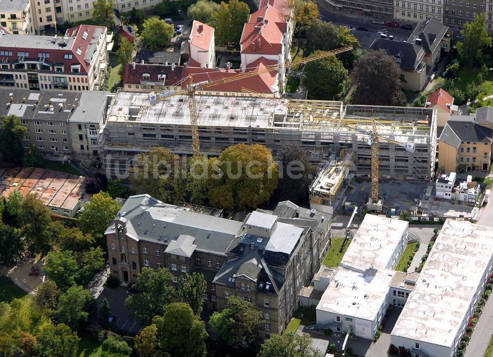 Luftaufnahme Potsdam - Krankenhaus St. Joseph in Potsdam