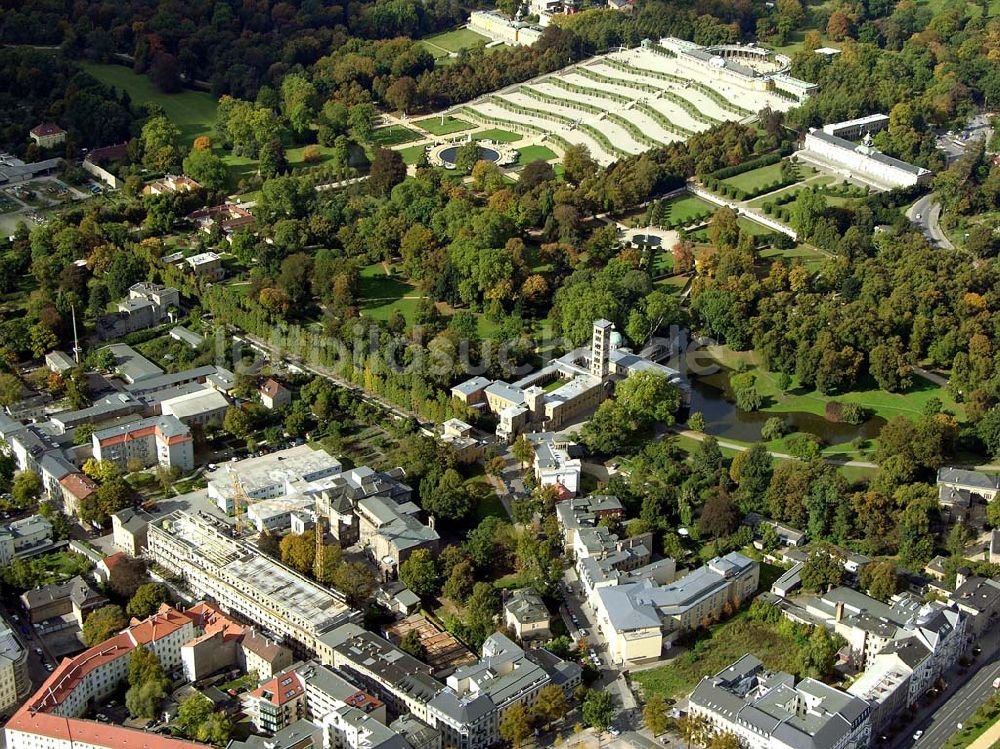 Luftaufnahme Potsdam - Krankenhaus St. Joseph in Potsdam