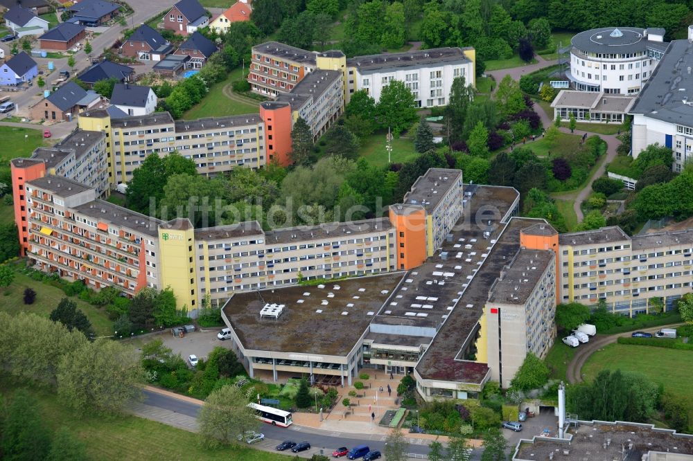 Ratzeburg von oben - Krankenhaus - Klinik für Geriatrie Ratzeburg GmbH in Ratzeburg im Bundesland Schleswig-Holstein