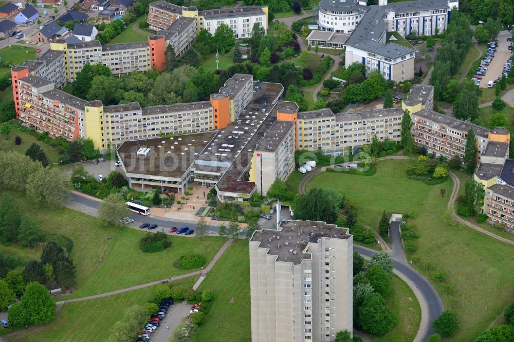 Ratzeburg aus der Vogelperspektive: Krankenhaus - Klinik für Geriatrie Ratzeburg GmbH in Ratzeburg im Bundesland Schleswig-Holstein