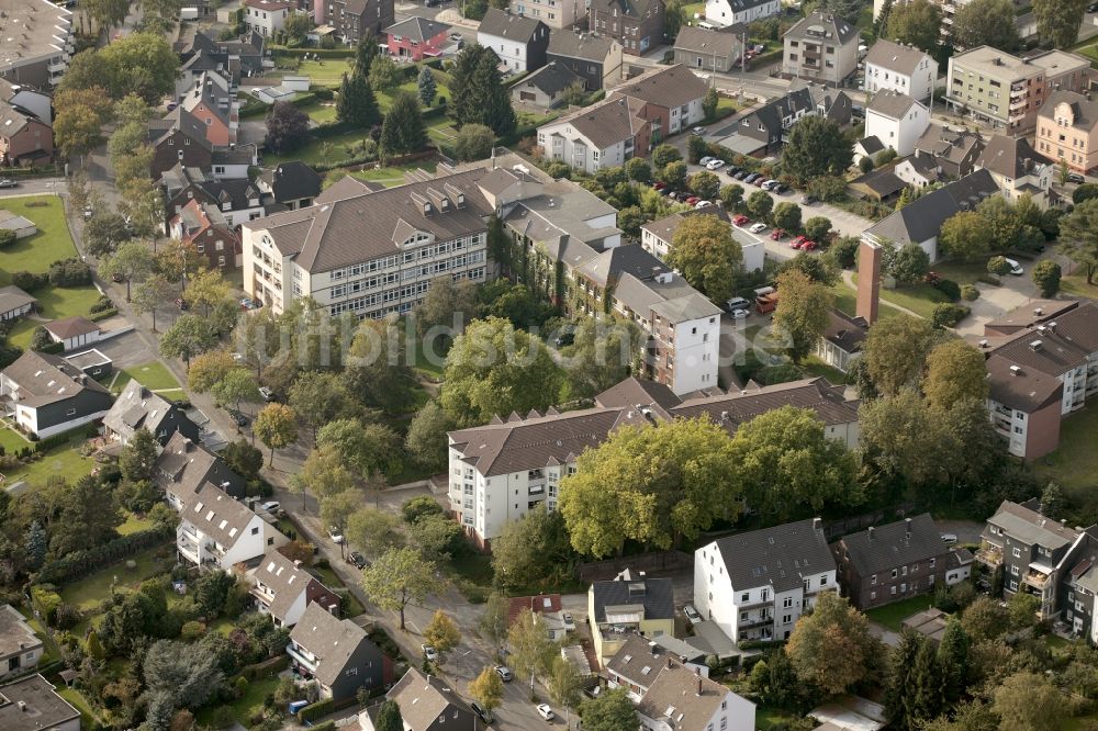 Luftaufnahme Bochum Linden - Krankenhaus Linden der Augusta-Kranken-Anstalt GmbH in Bochum im Bundesland Nordrhein-Westfalen