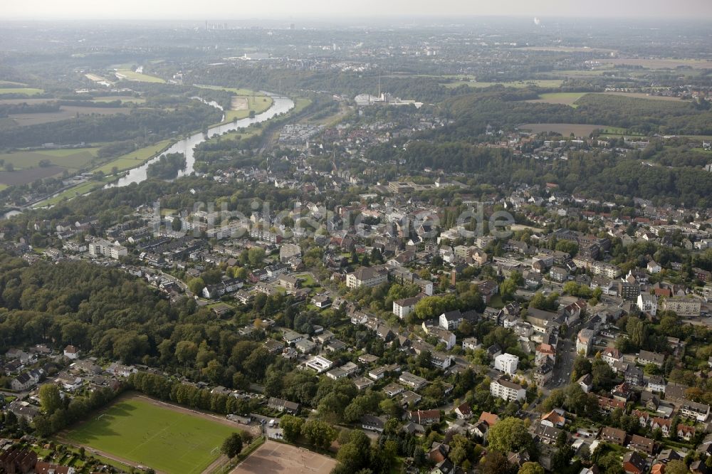 Bochum Linden von oben - Krankenhaus Linden der Augusta-Kranken-Anstalt GmbH in Bochum im Bundesland Nordrhein-Westfalen