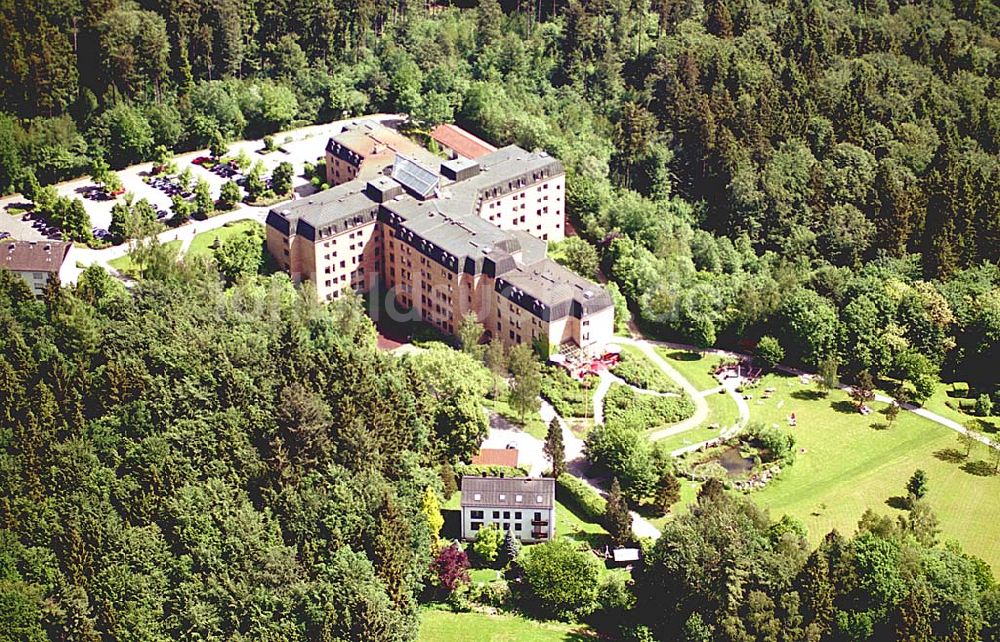 Passau/ Bayern von oben - Krankenhaus Passau- Süd.