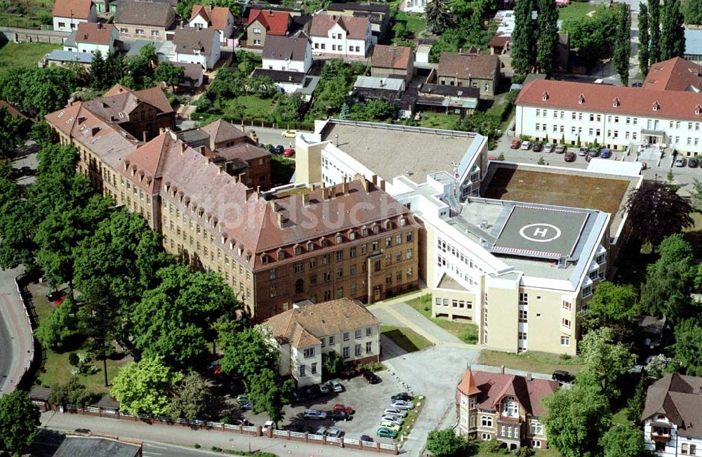 Senftenberg / Brandenburg von oben - Krankenhaus Senftenberg. Ort: Senftenberg / Brandenburg Datum: 21.05.2003 NC-KB 200