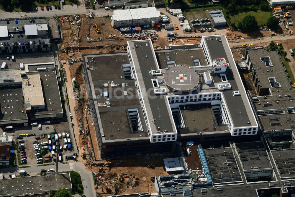 Luftbild Lübeck - Krankenhaus UKSH Universitätsklinikum Schleswig-Holstein im Ortsteil St. Jürgen in Lübeck im Bundesland Schleswig-Holstein, Deutschland