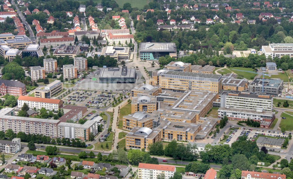 Hansestadt Greifswald Aus Der Vogelperspektive Krankenhaus Universitätsmedizin Greifswald In 6834