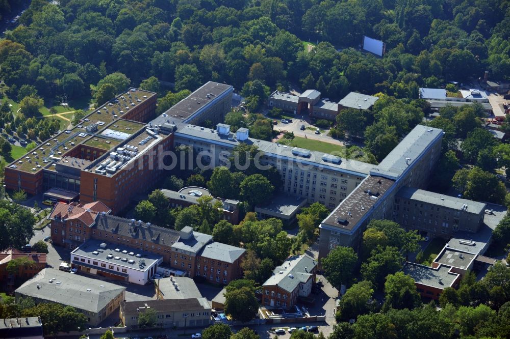 Berlin von oben - Krankenhaus Vivantes Klinikum im Friedrichshain in Berlin