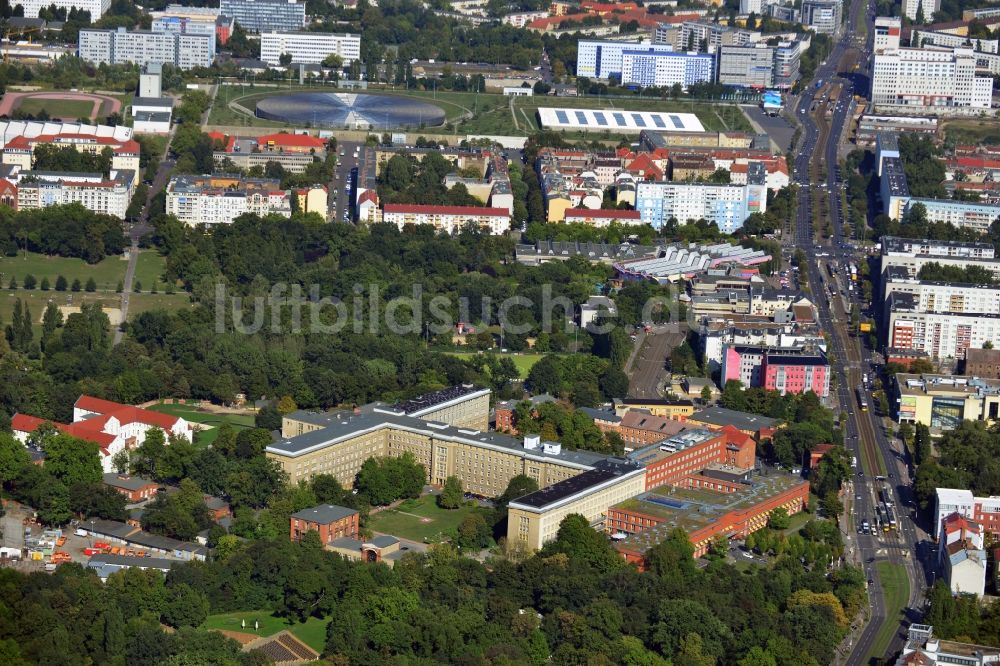 Berlin aus der Vogelperspektive: Krankenhaus Vivantes Klinikum im Friedrichshain in Berlin